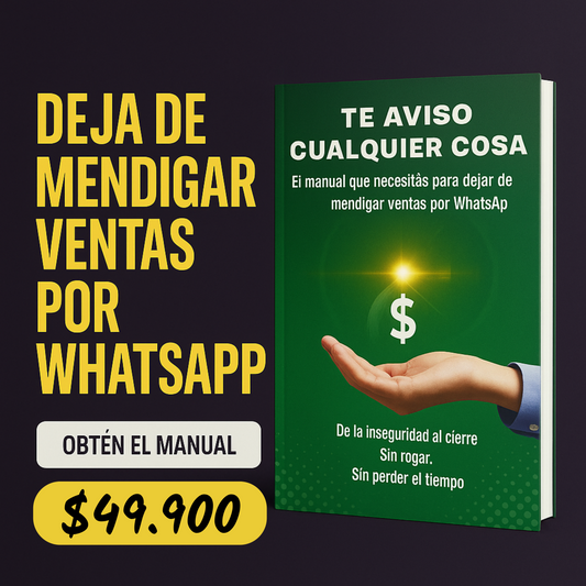 TE AVISO CUALQUIER COSA. El manual de cierre que no enseña ningún gurú, pero sí vende.